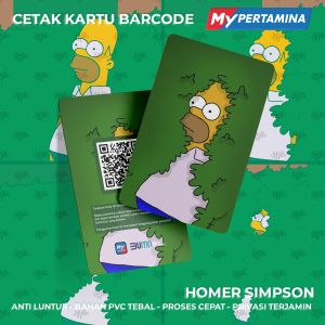 KARTU BARCODE PERTAMINA BIKIN KARTU MYPERTAMINA BIKIN KARTU ISI BENSIN PVC CARD