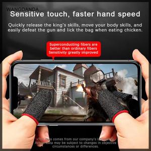 [COD] SAjeNH SPORT 2PCS Gaming Finger Sleeve Breathable Fingertips For Games Anti-Sweat Touch Screen Finger Cots Cover Sensitive Mobile Touch Glove