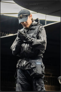 GYXX/Chasing Stars S Tactical Bag  Cycling Leg Bag Mens Chest Bag  Multi-functional Motorcycle Crossbody bag