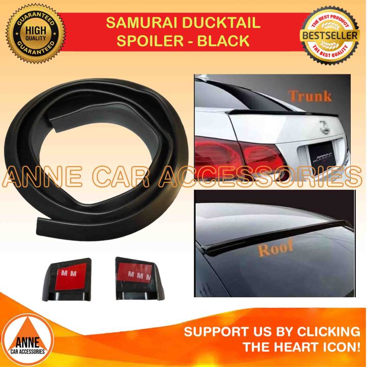 Samurai Universal Authentic Ducktail Carbon Fiber/Black Rubber Duck