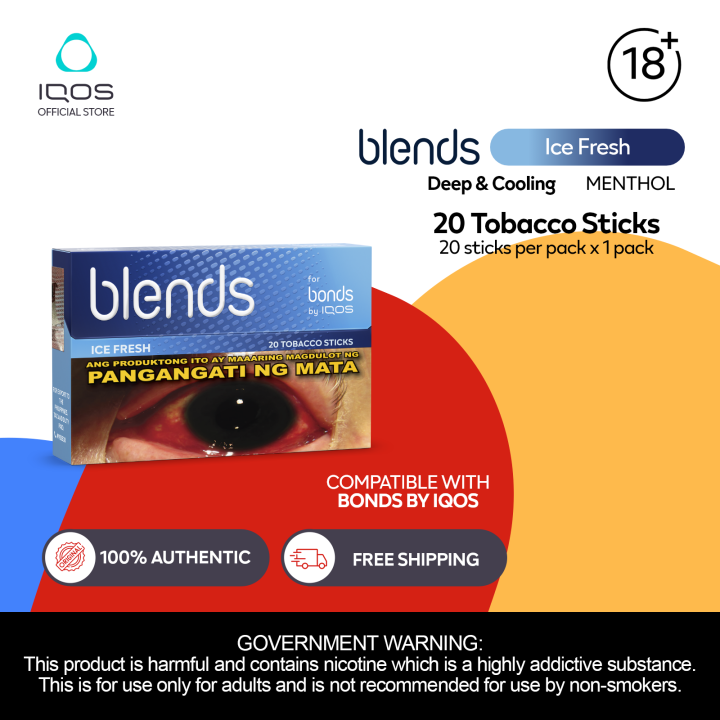 BLENDS Ice Fresh Heated Tobacco Sticks Smoke Free Alternative