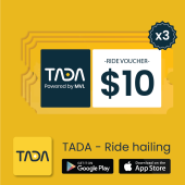 [TADA Voucher] 3 x $10 OFF Voucher Code [find your codes in order confirmation email] Promo Code/Transport/Vouchers/TADA Rides/TADA/Ride Vouchers/Grab yours today!