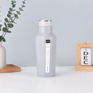 Tumbler Termos Canteen Stainless Steel 4 Sisi Datar dengan Sedotan 500ml/750ml