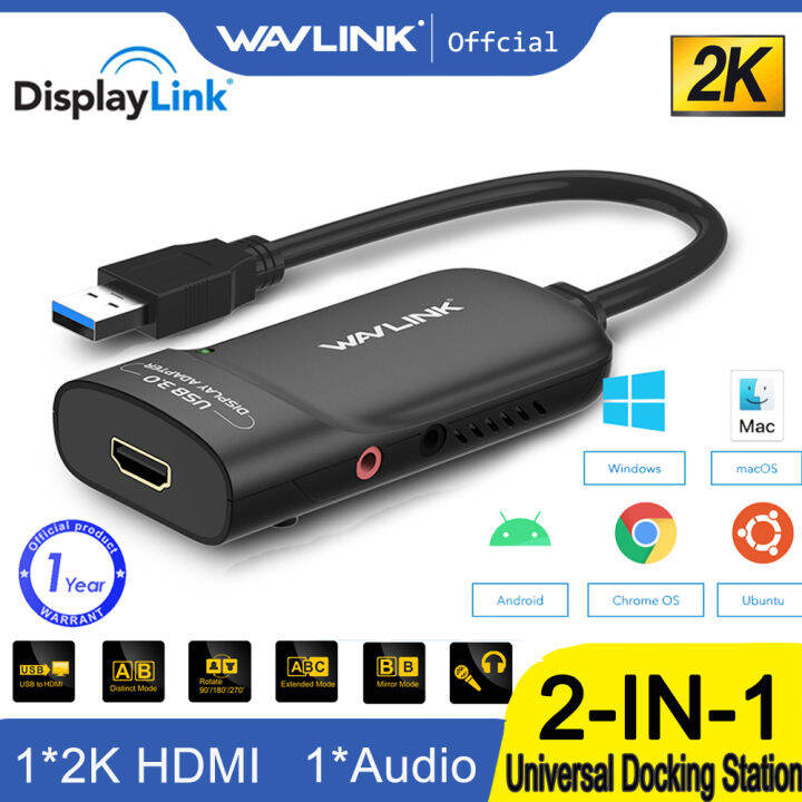 Wavlink USB 3.0 To HDMI Video Graphic Adapter, USB External Video Card ...