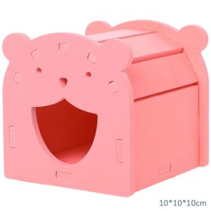 IPIE2 Colorful Seesaw DIY Chinchilla Rainbow Staircase Hut Pet Toy Hamster Exercise Toy Animal Supplies Assemble Hamster House