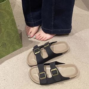 [Free Shipping] Womens Summer 2026 New Thick-Soled Sandals for Outdoor Wear Slip-On Soft-Soled Beach Slippers