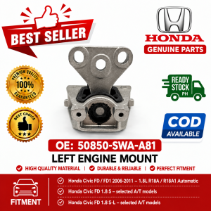 Honda CR-V RE 2007-2012 2.0L 2.4L LH Transmission Engine Mount 50850-SWA-A81