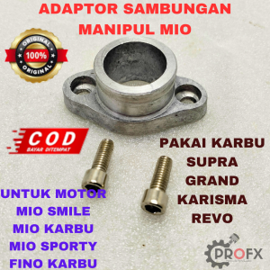 ADAPTOR SAMBUNGAN MANIPUL YAMAHA MATIC MIO KARBU FINO MIO SMILE MIO SPORTY PAKAI KARBU SUPRA KARISMA