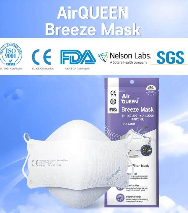 Airqueen Breeze Mask, Air Queen Breeze Nano Fiber Filter Mask | Lazada PH