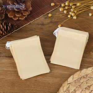 YINGRAN3 100 cái lốc giấy rỗng Túi Trà Túi Lọc dây rút túi trà thảo mộc rời