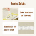 300pcs Food Grade Disposable Plastic Wrap Elastic Stretch Food-Grade Fresh-keeping Film Bags Storage. 