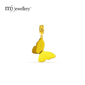MJ Jewellery Gold Plain Butterfly Charm P90  375 Gold & 916 Gold