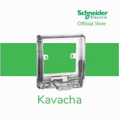 Schneider Electric- Kavacha Weatherproof socket cover Transparent