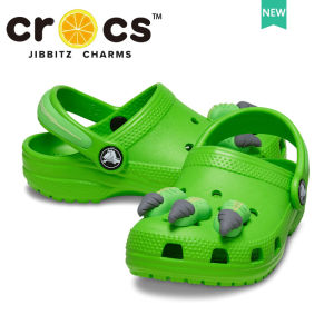 《302》Crocs kids CLASSIC I AM DINOSAUR CLOG  Green Dinosaur Claw   Childrens beach shoes   Antiskid shoe #209378