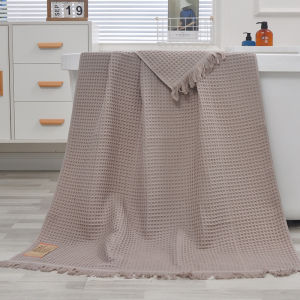 Waffle Honeycomb Tassel Shawl Scarf Bath Towel Fashion 90*180 CM Cotton for Bathroom Women Men Children Adults2026