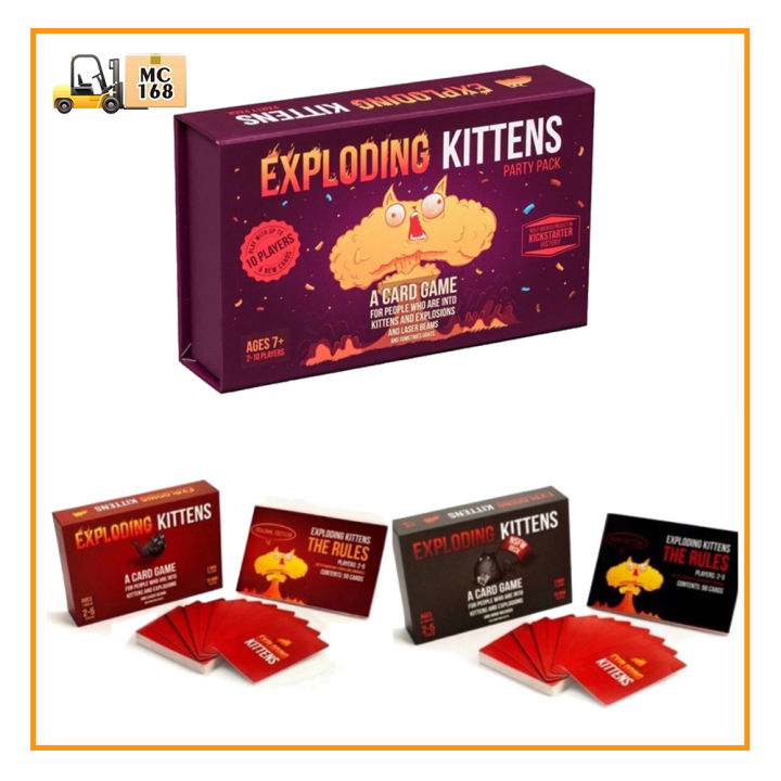 Exploding Cards Games Red children and adult edition exploding cards game | Lazada PH