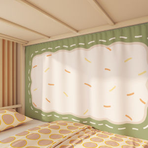 ผ้าพื้นหลังผนัง ตกแต่งหอพัก บ้าน ห้องนอน ผ้าปูเตียง ผ้าม่านตกแต่ง ผ้าเทปเมจิก ตกแต่งแคมป์ปิ้ง ผ้าคลุมเช่า