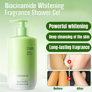 380ML Niacinamide Whitening Fragrance Shower Gel Smooth Skin Exfoliating Vitamin C Body Wash
