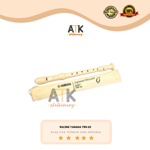 Suling Recorder YAMAHA Soprano Sopran Descant Original YRS-23 atk
