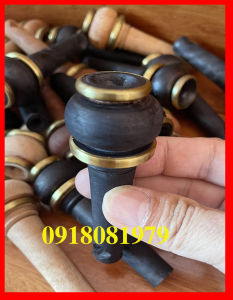 (Loại phổ thông) Nỏ Gỗ Cẩm 2 vòng đồng vàng dày đẹp có 2 màu Đen và màu Gỗ