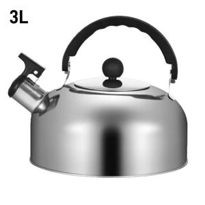 3L/5L Stainless Steel Whistling Tea Kettle with Heat-Resistant Handle Household Takore Kettle
