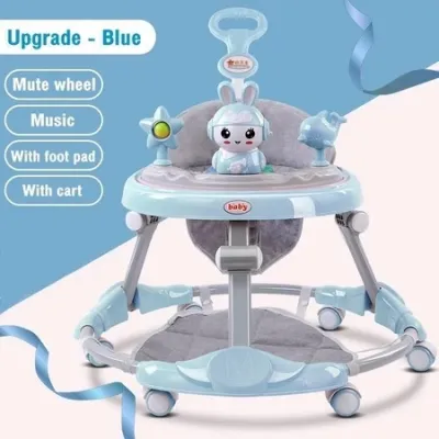 Baby Walker for Baby Girl Boy With Music Adjustable Safety Walker with Handle Pejalan kaki bayi学步车