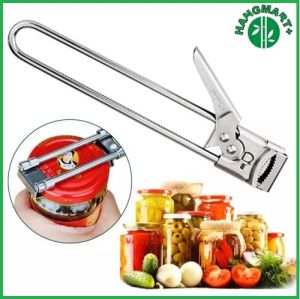 Dụng cụ mở nắp chai đa năng bằng thép không gỉ có thể điều chỉnh mở nhiều cỡ chai hộp