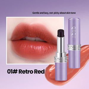 QXQY Black Velvet Matte Lipstick - Cốc chống dính dài dưỡng ẩm màu mịn màng Quà tặng lễ tình nhân Trang điểm giá cả phải chăng chính thức của Choice