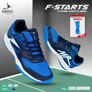 Giày PickleballCầu Lông MIRA F- Starts Chính Hãng -Êm - Đàn Hồi- Bám SânForm Chân Bè - TẶNG DÂY GIÀY & VỚ