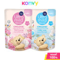 Babi Mild Ultra Mild Organic Moisturising Shower Milk Refill สบู่เหลวอาบน้ำแบบถุงเติม 360ml (First Love/Milky Way). 