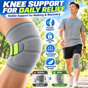 Adjustable Knee Brace Meniscus Patella Knee Support Compression Knee Sleeve Non Restrictive Non Binding Comfort Fit Breathable