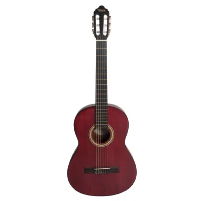 Valencia- VC204TWR 4/4 Classical Guitar - Transparent Wine Red (Guitar) (Classic Guitar) (Percussion Instrument)