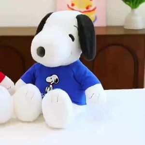 New Snoopy plush toy holding a bag Snoopy stuffed toy pillow childrens gift