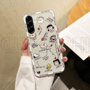 Vỏ điện thoại Cho Samsung A18 5G A08 A07S Mới 2026 Dễ Thương Phim Hoạt Hình Snoopy Charlie hình bạn bè Chống Sốc Rõ Ràng Mềm Ốp lưng silicon Cho Galaxy A18 5G A08 A07s Điện Thoại Bìa