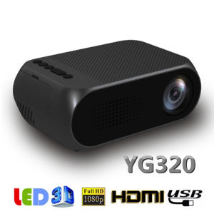 Unic Mini Projector YG320 4K Ultra HD Experience Remote Control Home Movie  Mini for Room