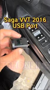 PROTON SAGA VVT PERSONA VVT IRIZ VVT ARM REST PD TYPE-C USB FAST CHARGER DUAL PORT QC 3.0 2.4A