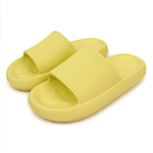 2026 Bathroom Toe Summer Wear-Resistant Slippers Home Thick-Soled Couple One-Word Sandals EVA Soft-Soled Indoor Sandals