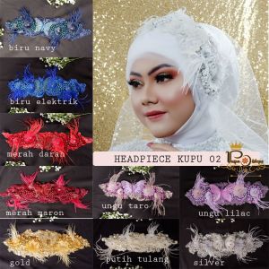 Headpiece Kupu Mutiara: Aksesoris Hijab Pengantin