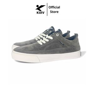 KUIV - Asterix Grey | Sepatu Sneakers Casual Pria Ukuran 39-43 Vulcanized Sekolah Nongkrong Santai