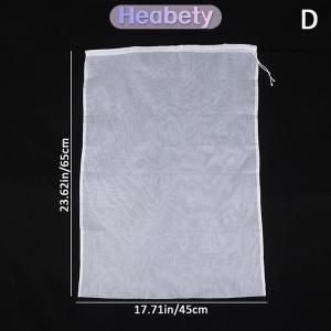 Heabety Túi Lọc Sữa đậu nành 100 lưới lọc tốt Túi tái sử dụng nước trái cây cà phê sữa đậu nành dây rút túi lọc nhà bếp lọc thực phẩm