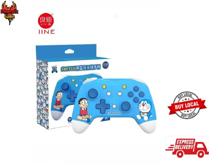 Nintendo Switch IINE Pro Controller Nobita and Doraemon L539