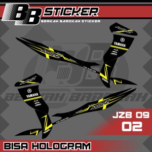 STICKER PREMIUM Striping Jupiter Z Burhan BISA HOLOGRAM Jzb 9