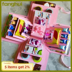 fanghui Explosion Box Handmade Assembled Snack Gift Box For DIY Christmas Valentines Day Birthday Wedding Anniversary Gifts