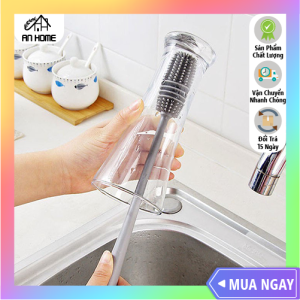 [SIÊU RẺ] Cọ Rửa Ly Cọ Rửa Bình Silicon Cán Dài ANHOME Tiện Lợi Giá Rẻ