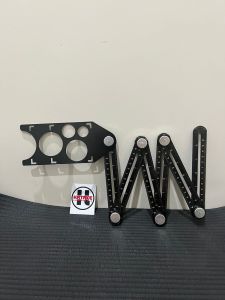 Penggaris Keramik Belter Penggaris Ubin 6 Sudut Sisi Alat Ukur Tukang