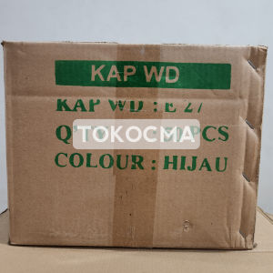 Kap Hijau Fitting Gantung E27 / Kap Lampu Jalan E27 / Kap Fiting Lampu 1 DUS 50Pcs