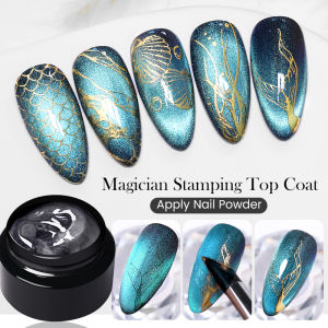 BORN PRETTY 10ml Stamping Mixing Oil Painting Gel Stamping Polish Powder Mixing And Apply Nail Powder Stamping Plate