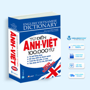 Sách - Từ điển Anh - Việt 100.000 từ-Vanlangbooks