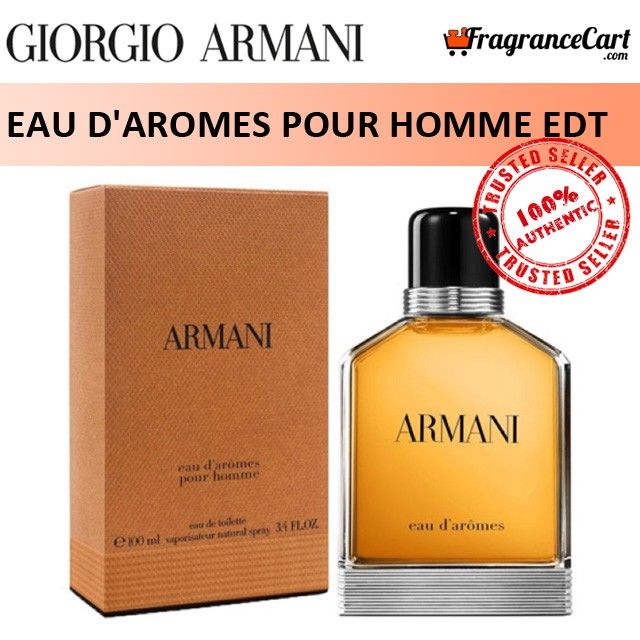 Giorgio Armani Eau d'Aromes Pour Homme EDT for Men (100ml) Eau de