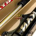 Shock depan / front fork Mio Sporty ( 2008-2011) merk kayaba zeto warna Hitam •KYOS-FF1020HZ. 